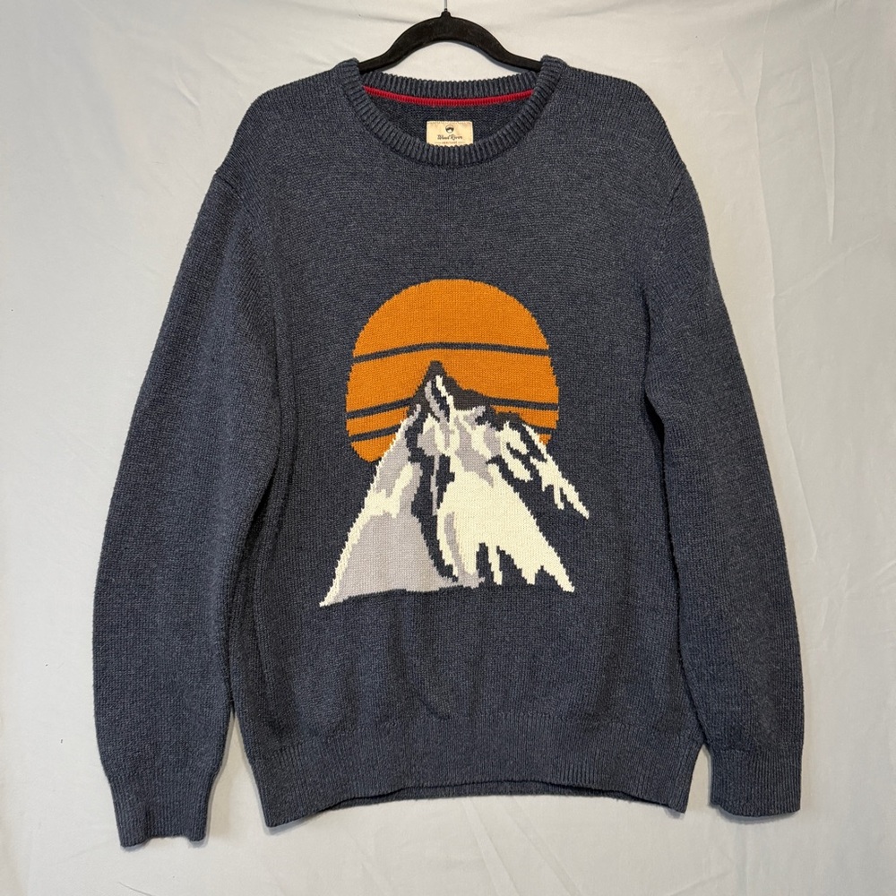 WindRiver Heritage Mens Pullover Sweater Size XL Cabincore Grandpacore Hiking